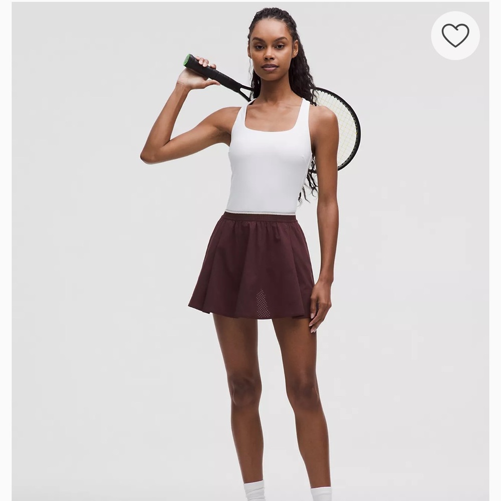lululemon perforated tennis skirt